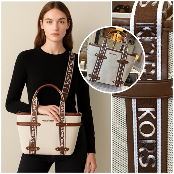 MICHAEL Michael Kors “Maeve” Small Open Tote in Luggage BNWT & Uncarried